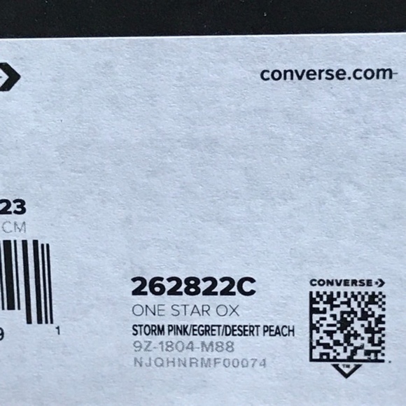 Converse One Star Ox Pink Egret Desert Peach Shoes - Picture 8 of 8